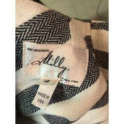 Milly Graphic Sleeveless Strapless Striped Print Mini Dress Size 4