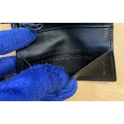 Fendi Zucca Canvas Pattern Black Leather Key Case Chain Holder